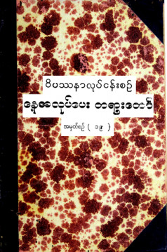 မိုးကုတ်ဝိပဿနာလုပ်ငန်းစဉ်တရား   အမှတ်စဉ် (၁၉)