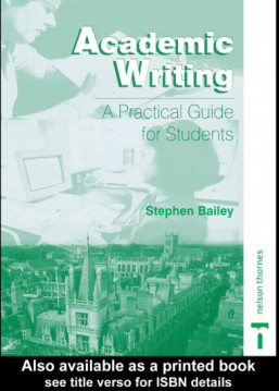 Academic Writing:A practical guide for students