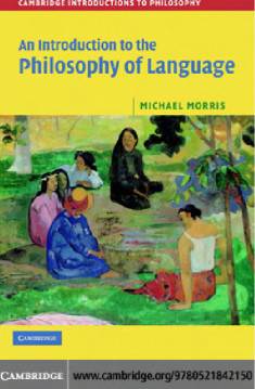 An Introduction to the Philosophy of Language