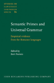 Semantic Primes and Universal Grammar:Empirical Evidance From the Romance Languages
