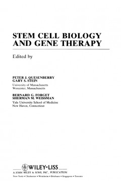 Stem Cell Biology and Gene Therapy