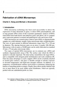 Functional Genomics Methods and Protocols