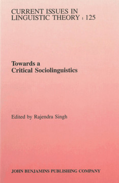 Towards a Critical Sociolinguistics