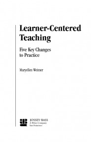 Learner - Centered Teaaching Five key Changes to Practices