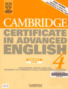 Cambridge Certificate in Advanced English
