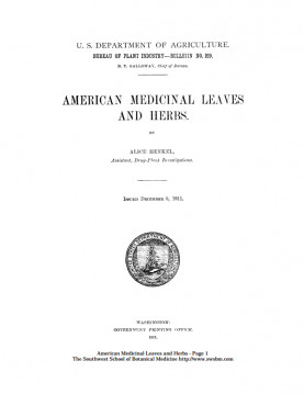 AMERICAN MEDICINAL LEAVES AND HERBS