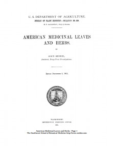 AMERICAN MEDICINAL LEAVES AND HERBS